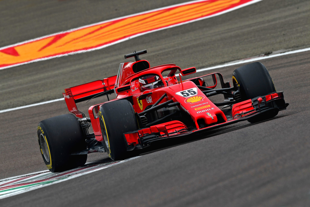 Test Fiorano Ferrari Carlos Sainz