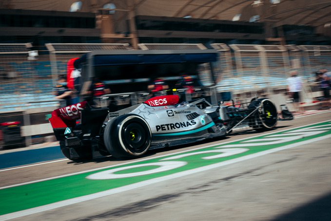Test Bahrain F1 Horner Mercedes