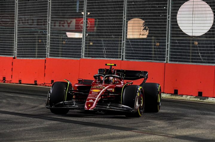 Ferrari fondo GP Singapore Sainz