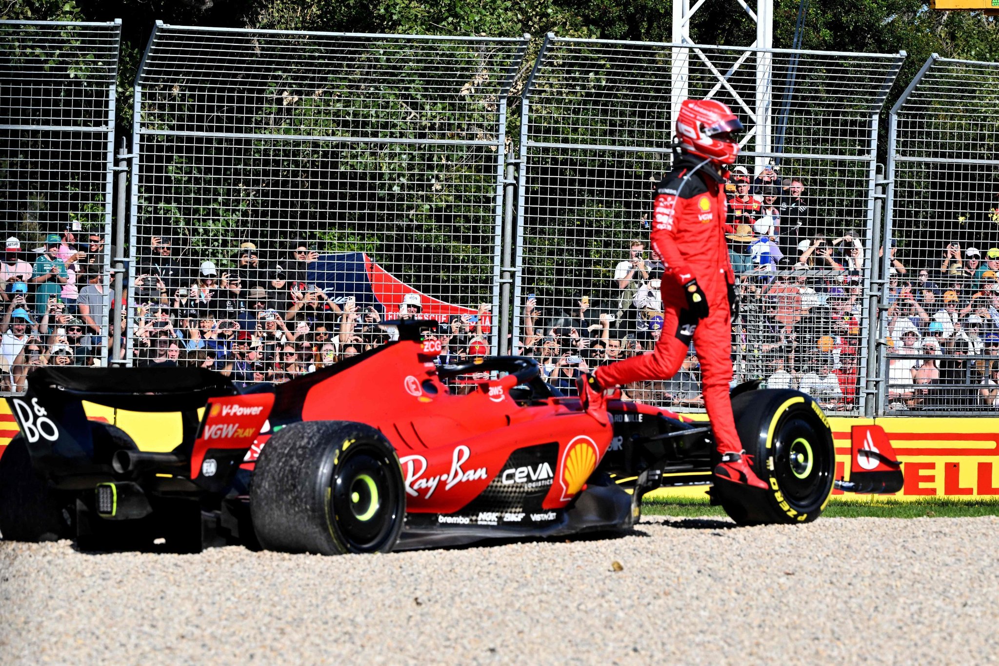 GP Australia Ferrari Leclerc