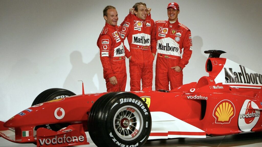Barrichello Schumacher Ferrari