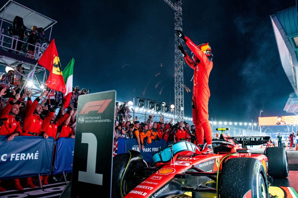 Sainz Ferrari papà 2024