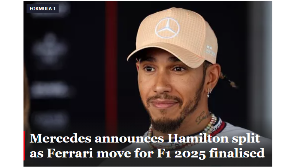 Rassegna stampa Lewis Hamilton